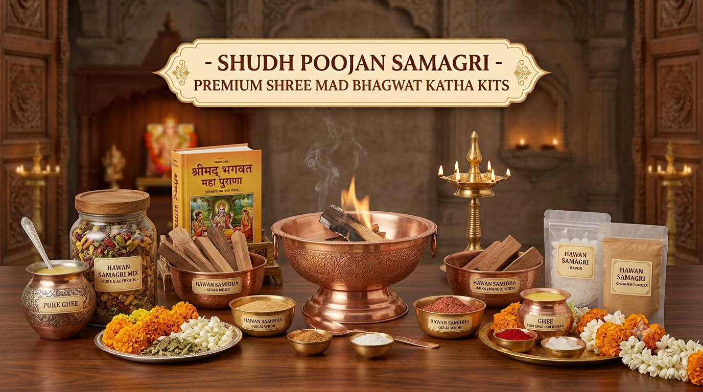 Shree Mad Bhagwat Katha Samagri